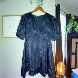 Navy and White Zara Dress